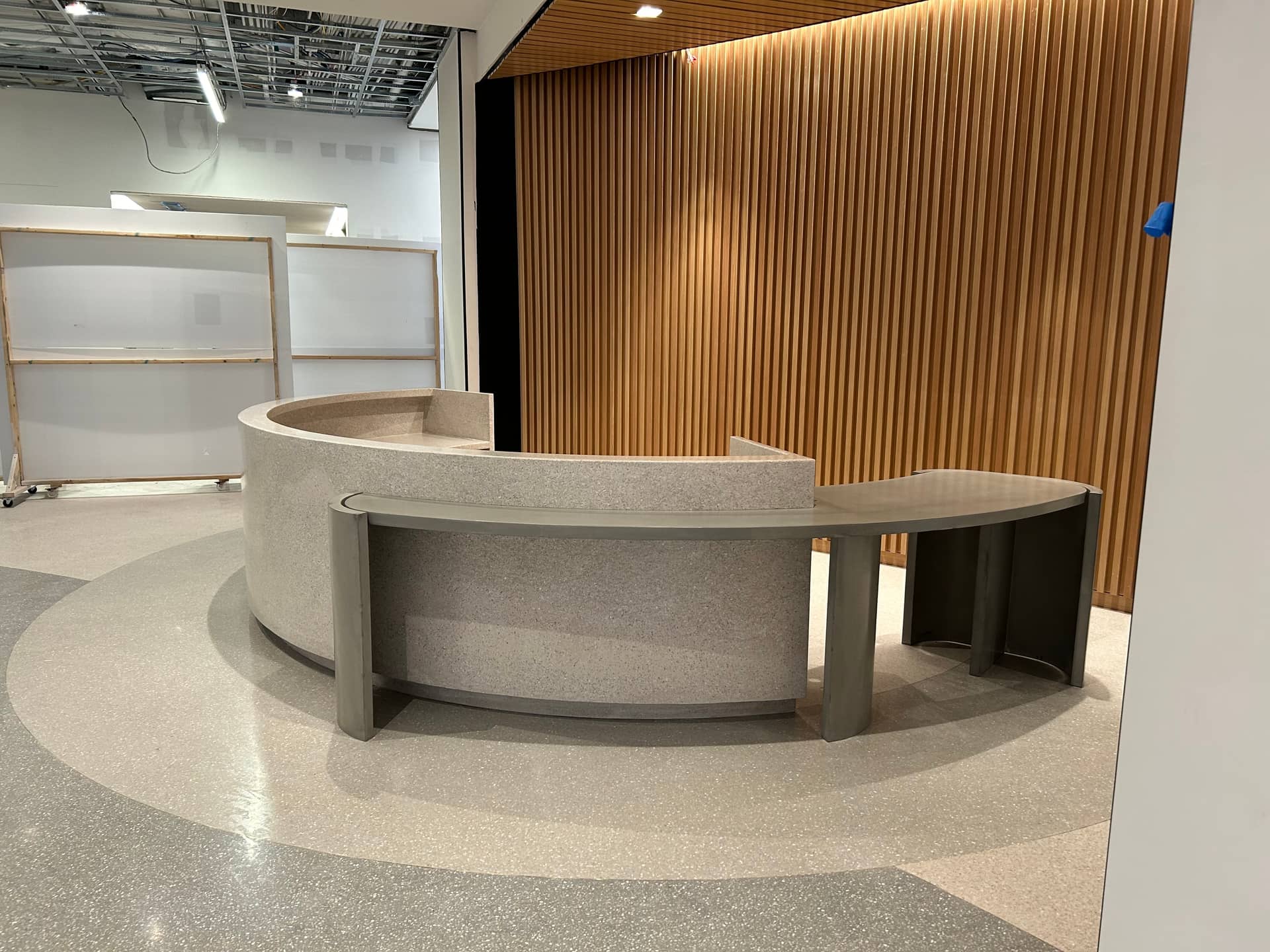 Custom concrete finish